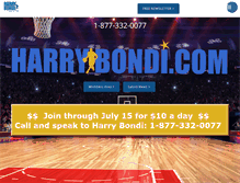 Tablet Screenshot of harrybondi.com